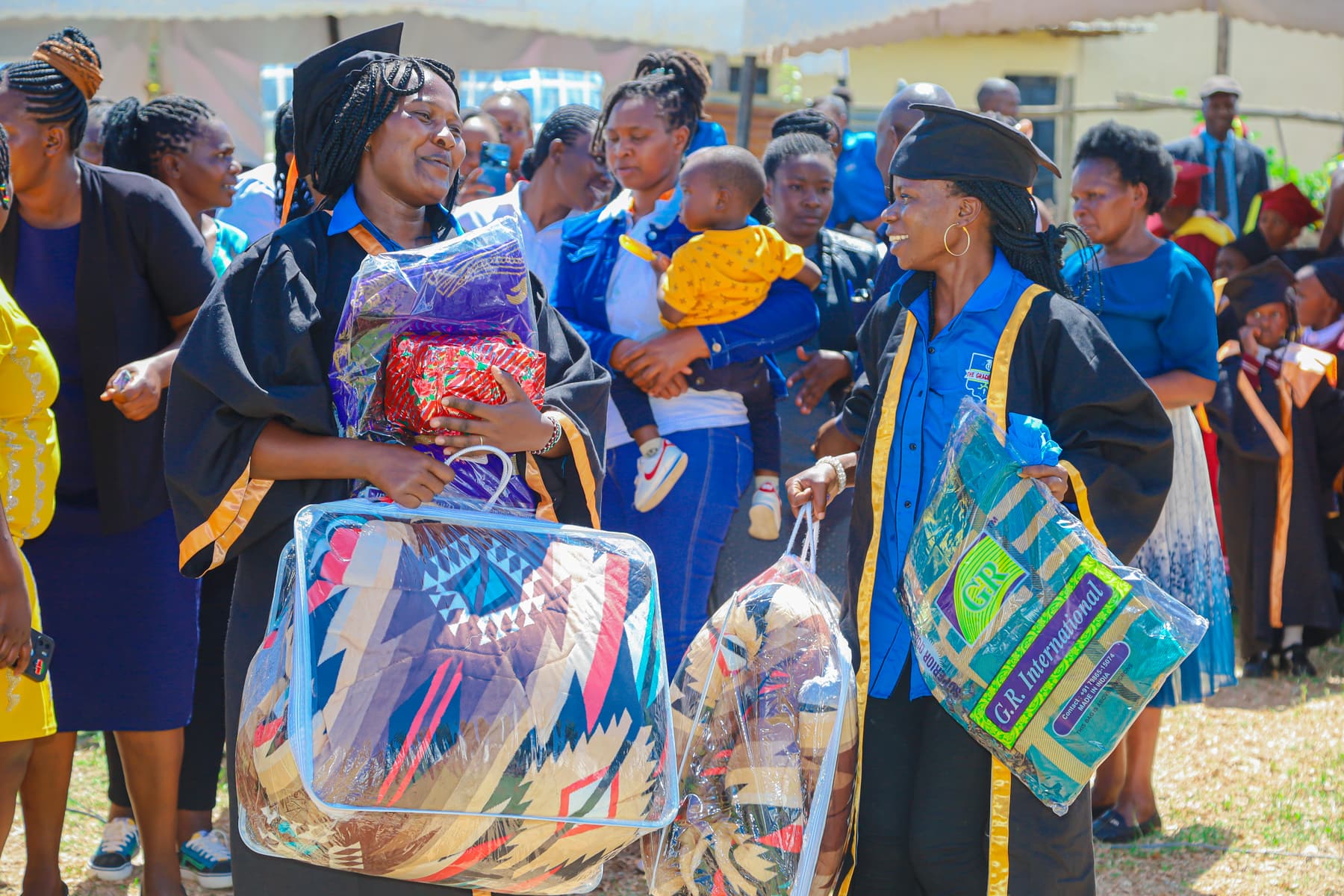 Grace Schools staff being honoured by the school community